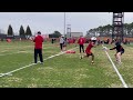 Grayson McCall, NC State QB Drills at Start of Spring Camp 2024