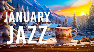 January Jazz❄️ Gentle winter coffee Jazz music and positive Bossa Nova piano for a sublime new day