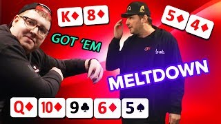 Phil Hellmuth MELTDOWN | KING OF THE HILL II