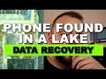 Phone found in a lake on a deceased person, family wants answers. Data Recovery