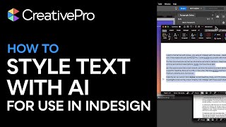 InDesign: How to Automate Text Styling Using ChatGPT (Video Tutorial)