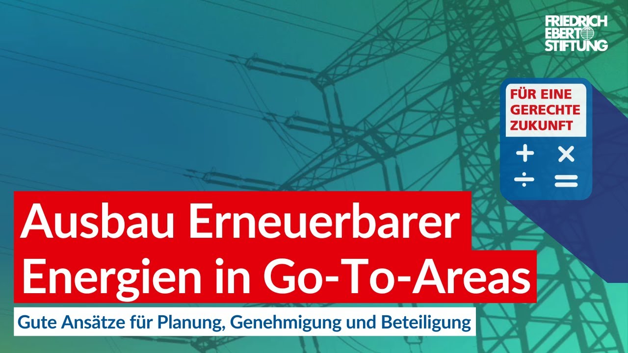 Schnellerer Ausbau Erneuerbarer Energien In Go-To-Areas - YouTube