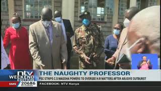 PSC strips off CS Magoha's powers after abusive outburst
