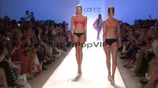 Models walk the runway at Caffe Swimwear - MBFW Miami Swi...