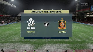 Polonia VS España Rumbo al Mundial 2026 / Gameplay