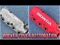 Honda Rocker Cover Restoration using Wrinkle Paint