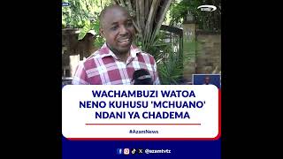 Wachambuzi watoa neno kuhusu 'mchuano' ndani ya chadema