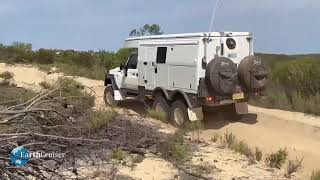 Earthcruiser 6x6 Purring through the South Australian Desert