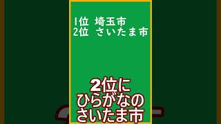 【ゆっくり解説】「さいたま市」はなぜ漢字の「埼玉市」ではないのか？？【さいたま市】　【ゆっくり】再投稿＃shorts