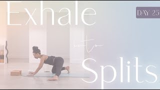 🌬️ Exhale to Splits | A 30 Day Journey to Get Your Splits! | Bright & Salted Yoga (Day 25)