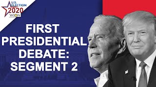 US Election 2020 | First Presidential Debate: Segment 2: Coronavirus Pandemic