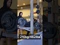 210kg 462lbs squat