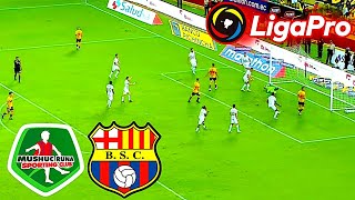 Mushuc Runa vs Barcelona EN VIVO Liga Pro Ecuador 2024