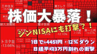 史上最大の株価暴落！あなたの資産が危ない？  |  2024年08月05日シン・ニュース