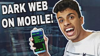 I ACCESSED THE DARK WEB USING MY PHONE! | NEVER AGAIN!