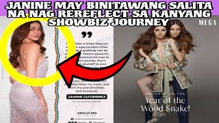 JANINE MAY BINITAWANG SALITA NA NAG REREFLECT SA KANYANG SHOWBIZ JOURNEY❤️❤️