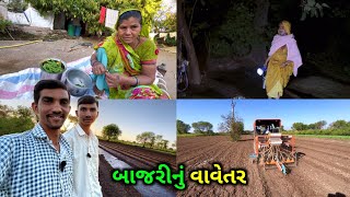 બાજરીનું વાવેતર || કોમેન્ટનો જવાબ || Life at Botad Village Vlogs