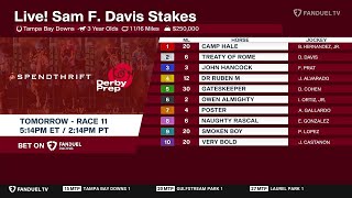 Get ready for the 2025 Sam F. Davis Stakes at Tampa Bay Downs