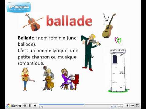 Règles Orthographe Illustrées - 2 - Homonymes Balade Et Ballade - YouTube