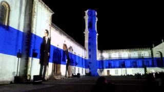 725 years of coimbra university light show luzes