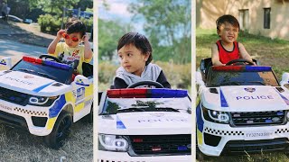 HoneyJoy Police Car Ride-On Drive Test (iPhone 11 Pro in 4K Cinematic)