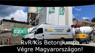 'RvR Kís Betonpumpa' most végre Magyarországon.