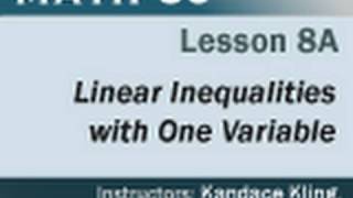 Math 60 - Lesson 8a
