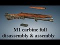 M1 carbine: full disassembly & assembly