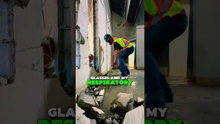 Silica dust, and personal protection! #asbestos #hazmat #demolition #construction #renovation