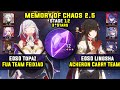 E0 Topaz FuA Team & E0 Lingsha With Acheron (3 Stars) Memory Of Chaos 12 Honkai Star Rail 2.5