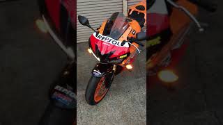 CBR600RR　エンジン始動