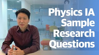 Sample IA Research Questions | IB Physics IA Ideas