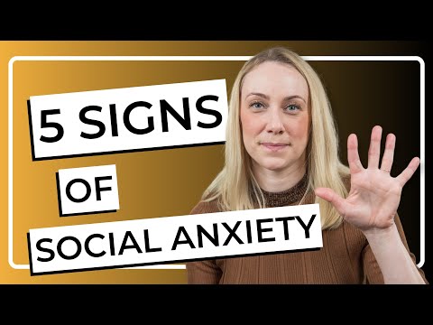 What is severe social anxiety like?