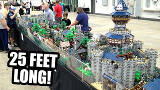 500,000 Pieces! Huge LEGO Castle Village with 1,000+ Minifigs