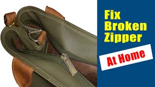 How to Fix Broken Zipper on Bag at Home