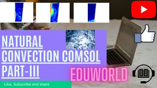 Tutorial 3| Natural Convection in COMSOL| Post-processing| Simulation| #fluid #convection #tutorial