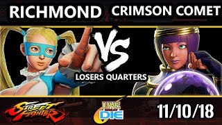 Live and Let Die - SFV - Crimson Comet (Mika) Vs. CU | Richmond (Menat) - Street Fighter V LQ