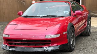 Mr2 gets fender flares