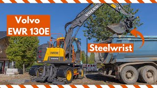 First Volvo EWR 130E with a Steelwrist tiltrotator in Luxembourg