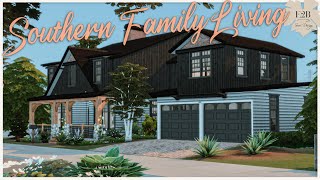 SOUTHERN FAMILY LIVING | Sims 4 CC Speed Build | DOWNLOAD LINK (TRAY+CC+CC LINKS)