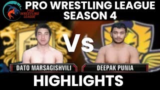 PWL 4 Day 1: Dato Marsagishvili vs Deepak Punia | Punjab Royals vs Mumbai Maharathi | Highlights