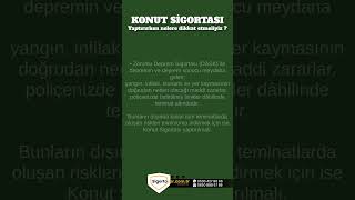 Konut sigortası yaptırırken dikkat edilmesi gerekenler. #SigortaSor #Sigorta #KonutSigortası #Dask