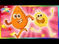 Dance with Orange! 💃🍊 | Kids Learn Colours with Colourblocks