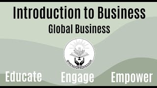 Chapter 3: Global Business