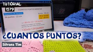 ¿CUANTOS PUNTOS MONTAR? Para hacer un Gorro, Bufanda, Chaleco, Sweater / Silvana Tim