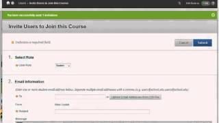 CourseSites Tutorials Invite and Manage Student Invitations