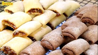 Cookies from one dough. With nutella or jam and walnuts. Make them now❗Christmas recipe Ho Ho Ho 🎅