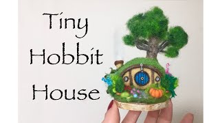 Needle Felt A Miniature Hobbit House From Wool - DIY