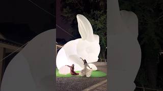 🌙Moon art night in Shimokitazawa 🐰#visitjapan #japantravel #femaletravel #国内旅行好きと繋がりたい 