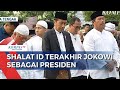 Jokowi Shalat Idul Adha Terakhir sebagai Presiden di Semarang